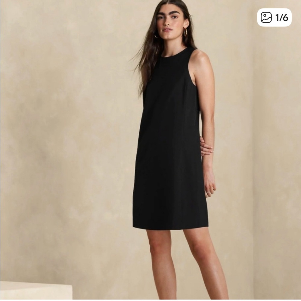Banana Republic Factory Bistretch Mini Shift Dress